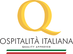 Sello de Ospitalità Italiana otorgado por la Cámara Italiana de Comercio